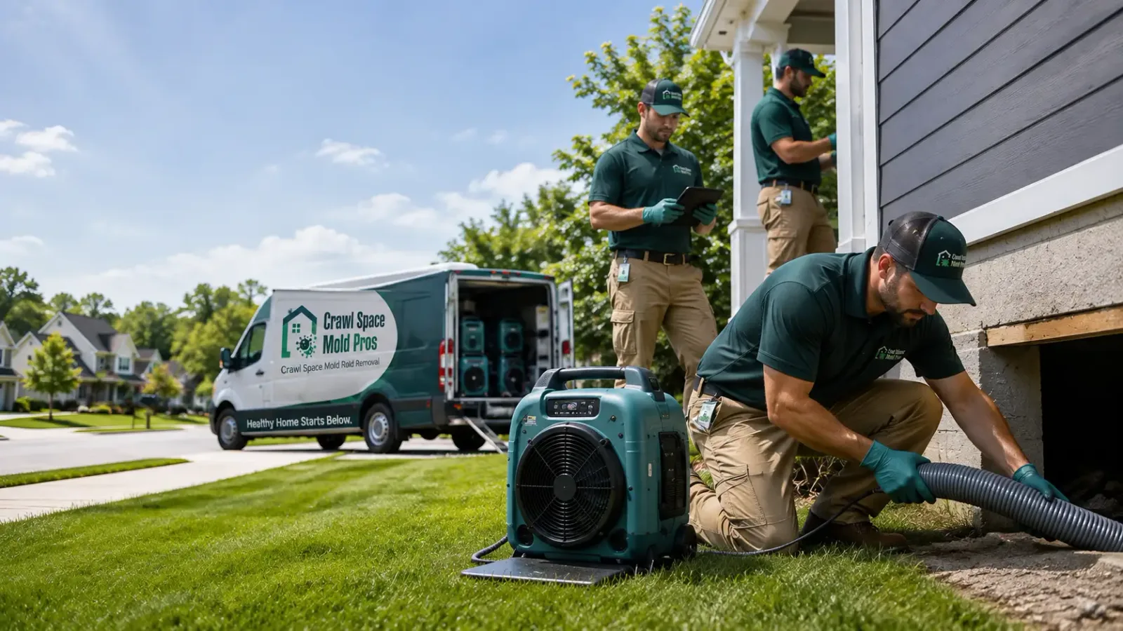 Crawl Space Mold Removal in Grasonville, MD